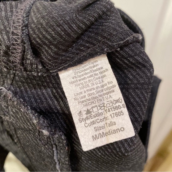 Women's Dress Work Black Grey Pants Cocktail Party New York City NYC Size Medium - Picture 8 of 8